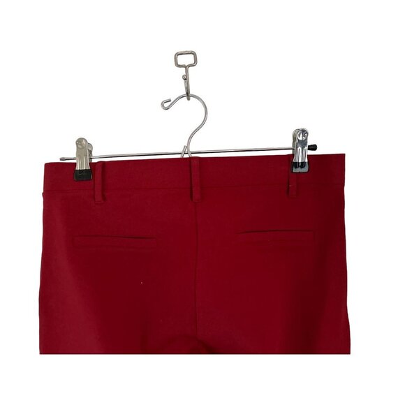 BETABRAND Casual Pants Pull-up Burgundy Strait Cut Size Med - Picture 3 of 6